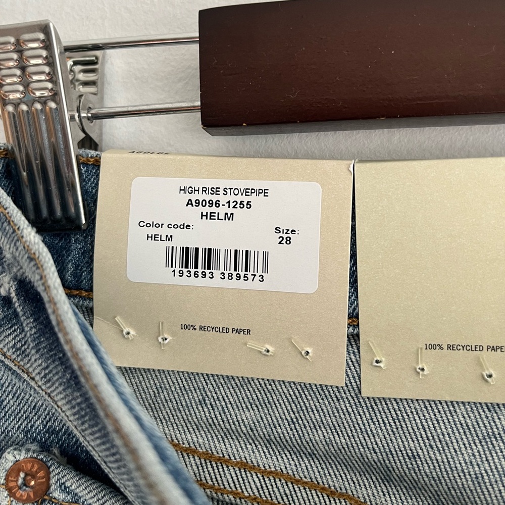~SOLD~ Agolde High Rise Stovepipe Jean NWT - Picture 11 of 13